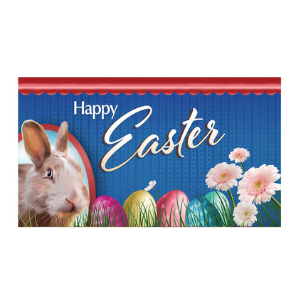 America Forever Realistic Easter Bunny Doormat