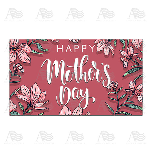 America Forever Happy Mother's Day Floral Doormat