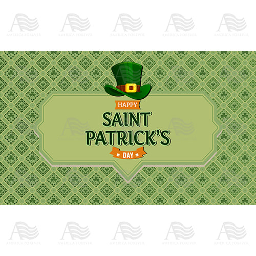 America Forever Happy Saint Patrick's Day Doormat