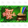 America Forever Pot Of Gold At End Of Rainbow Doormat