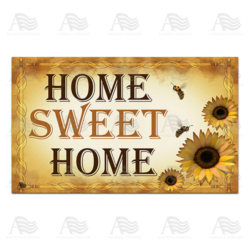 America Forever Bees And Sunflowers Doormat
