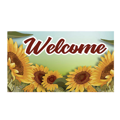 America Forever Sunflowers Doormat