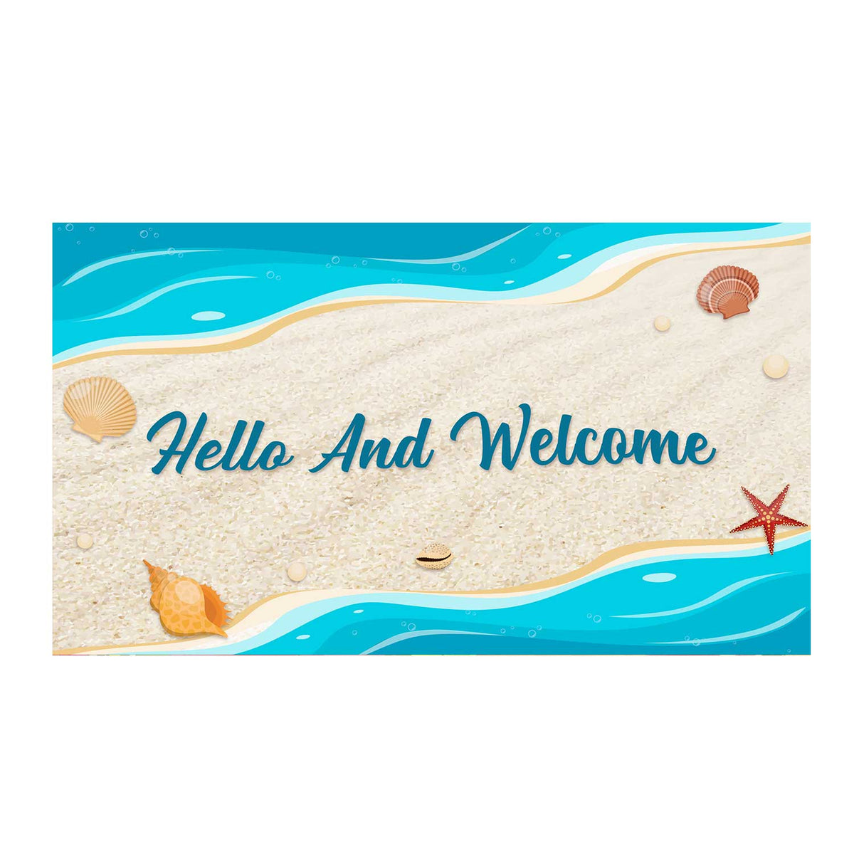 America Forever Beach Souvenirs Doormat