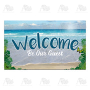 America Forever Seaside Welcome Doormat