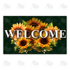 America Forever Sunflower Greeting Doormat