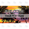 America Forever Personalized Doormat - Tropical Breeze