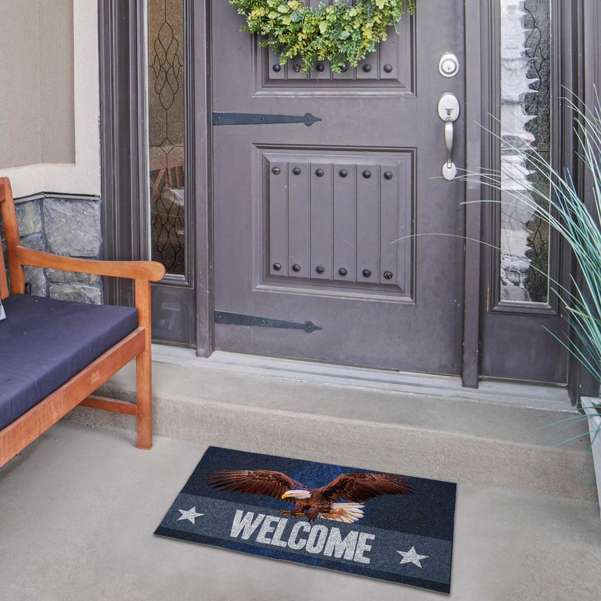 America Forever Regal Eagle Doormat