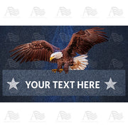 America Forever Personalized Doormat - Regal Eagle