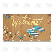 America Forever "Shell" We Go To The Beach? Doormat