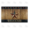 America Forever Country Patriotic Star Welcome Doormat
