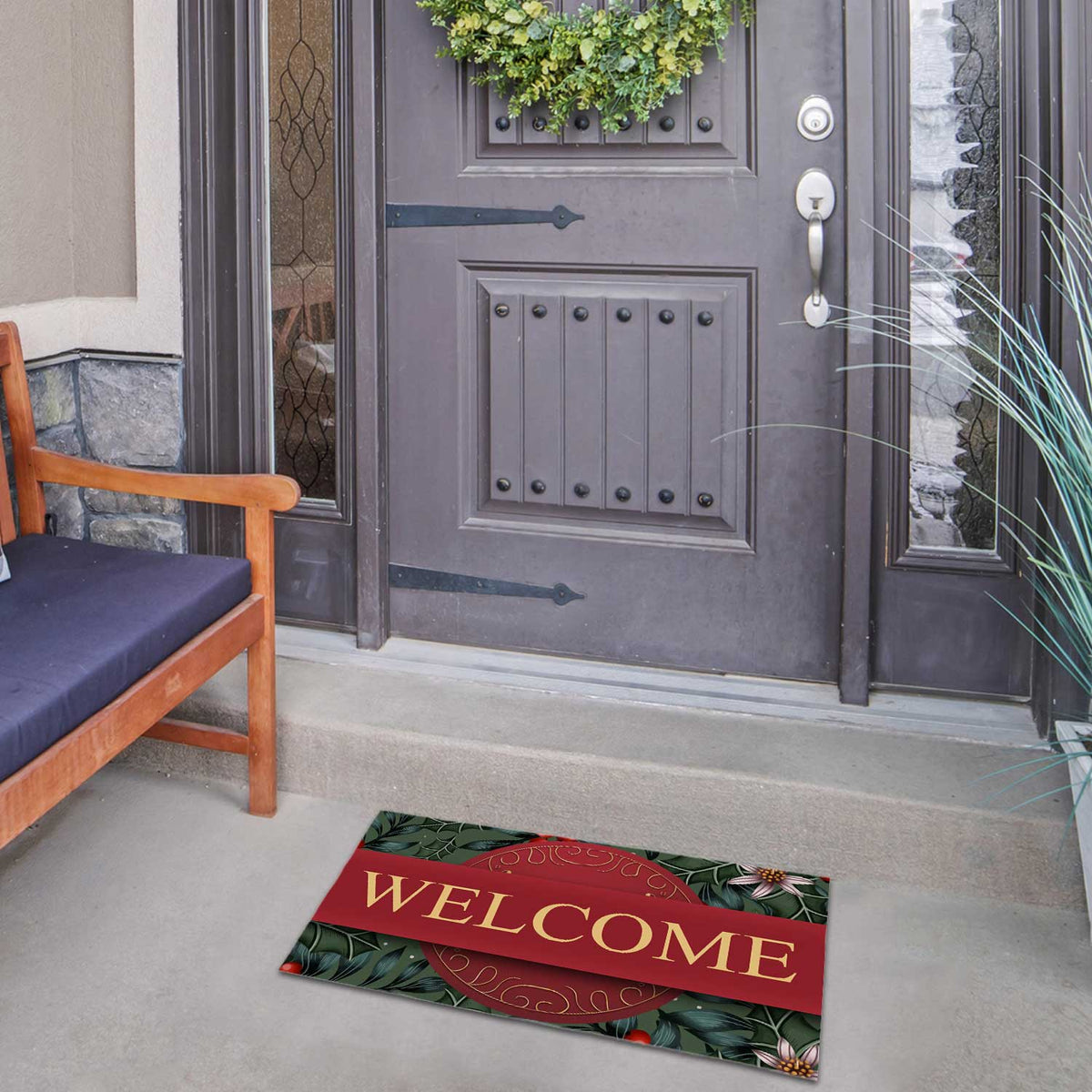 America Forever Berry Hollydays Doormat