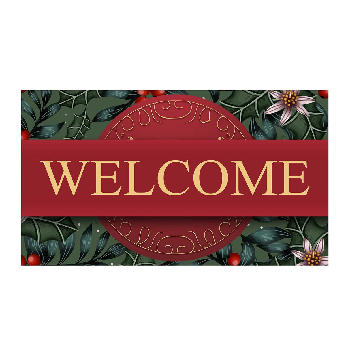 America Forever Berry Hollydays Doormat