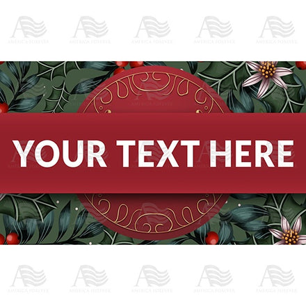 America Forever Personalized Doormat - Berry Hollydays