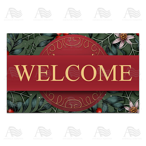 America Forever Berry Hollydays Doormat