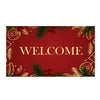 America Forever Christmas Balls & Garland Doormat