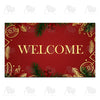 America Forever Christmas Balls & Garland Doormat