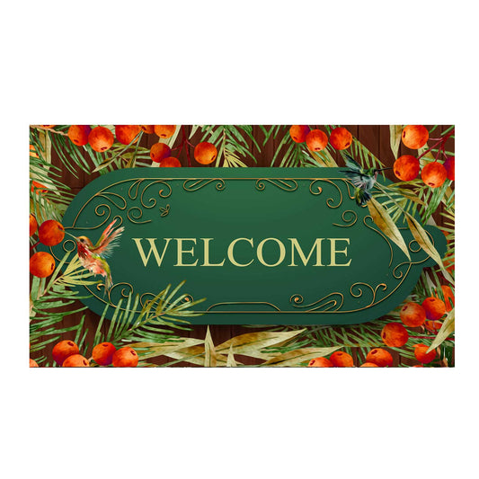 America Forever Berry Festive Doormat
