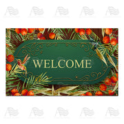America Forever Berry Festive Doormat