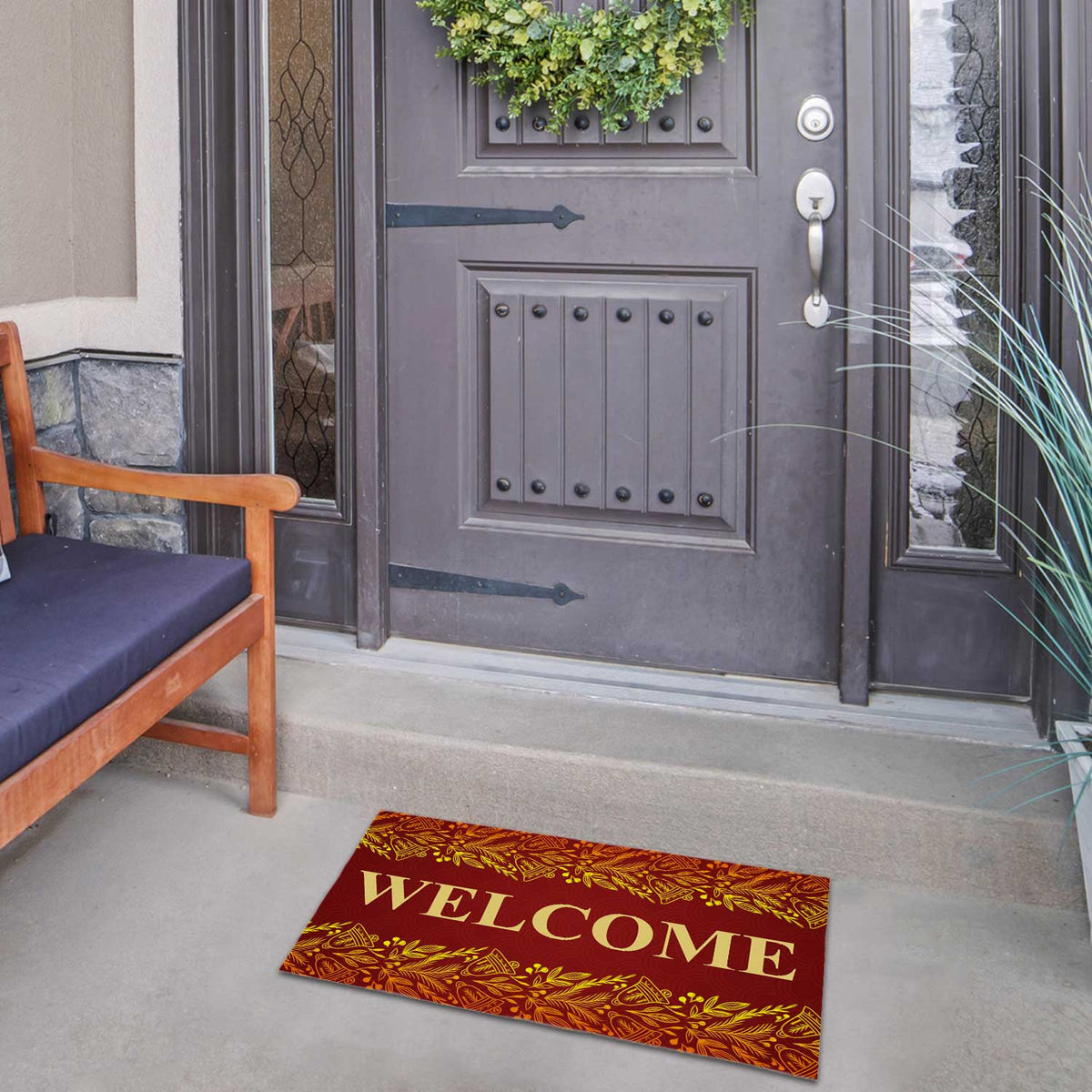 America Forever Golden Bells Doormat