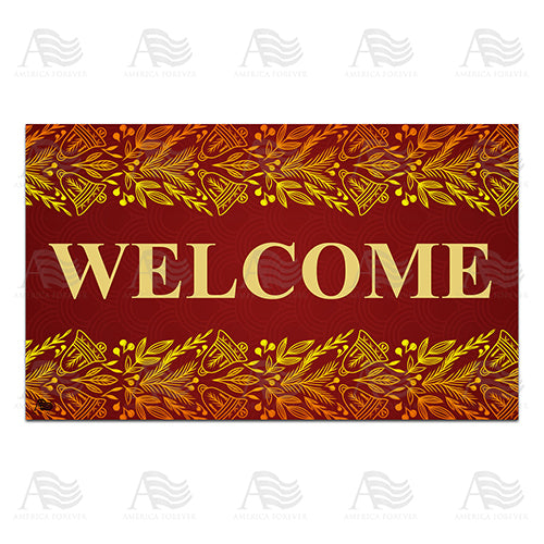 America Forever Golden Bells Doormat