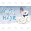 America Forever Polar Bear Snow Family Doormat