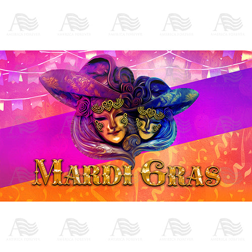 America Forever Mystical Masks Doormat