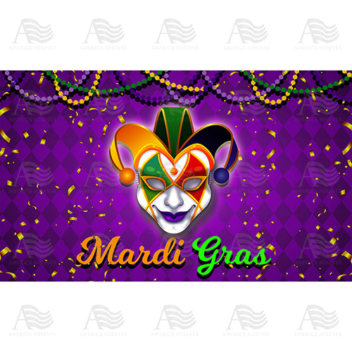 America Forever Colorful Jester Doormat