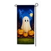 America Forever Cute Ghost and Pumpkins Garden Banner Flag