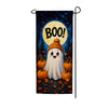 America Forever Boo Ghost With Pumpkins Halloween Garden Banner Flag