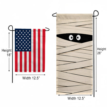 America Forever Mummy Wrapped Garden Banner Flag