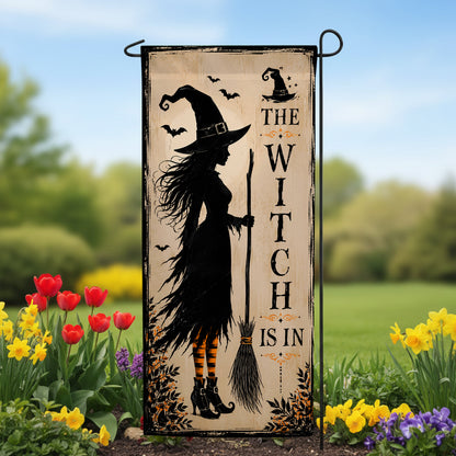 America Forever The Witch Is In Garden Banner Flag