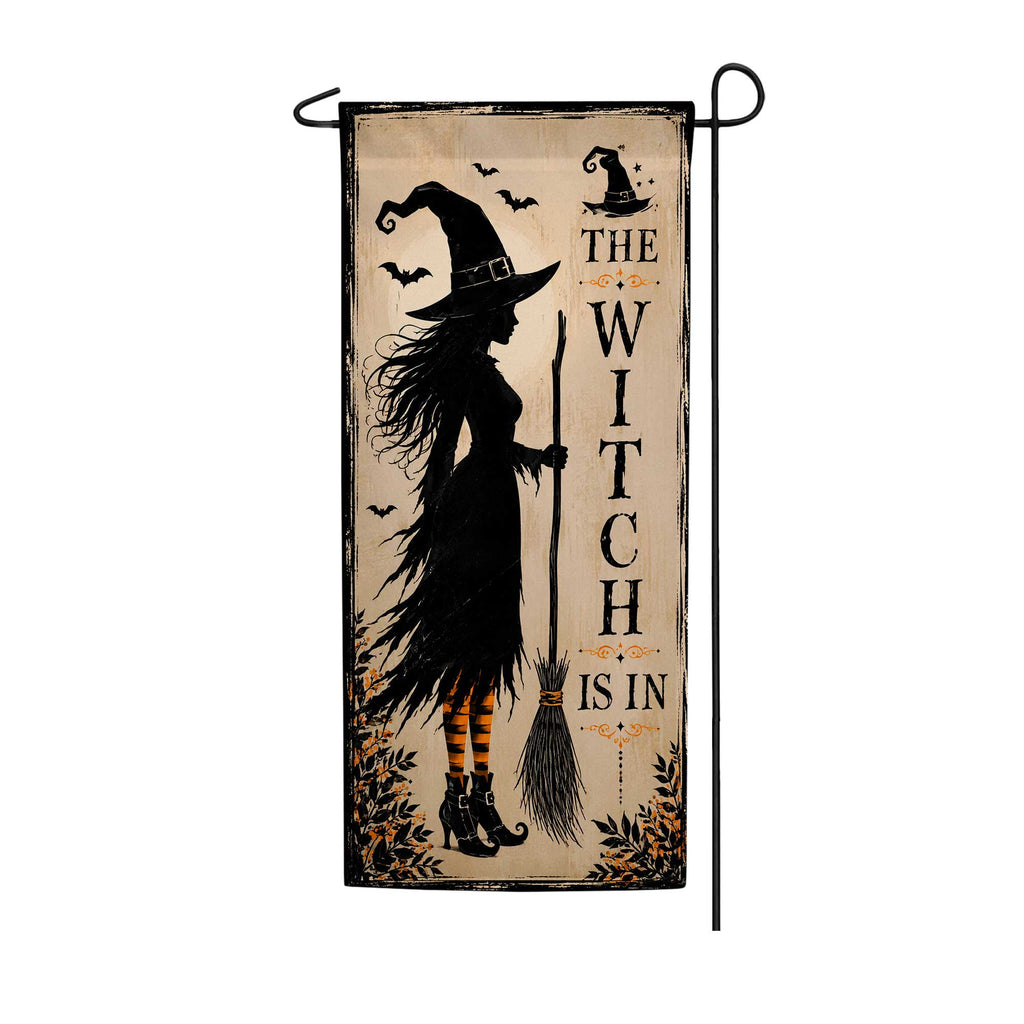 America Forever The Witch Is In Garden Banner Flag