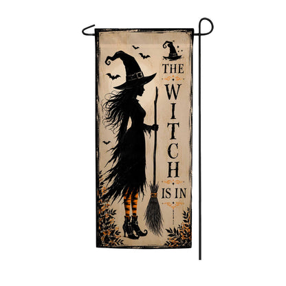 America Forever The Witch Is In Garden Banner Flag