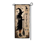 America Forever The Witch Is In Garden Banner Flag