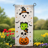 America Forever Stacked Halloween Friends Garden Banner Flag