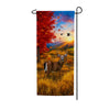 America Forever Deer Rutting Season Garden Banner Flag