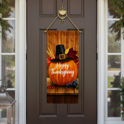 America Forever Pilgrim Pumpkin Garden Banner Flag