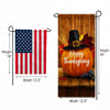 America Forever Pilgrim Pumpkin Garden Banner Flag