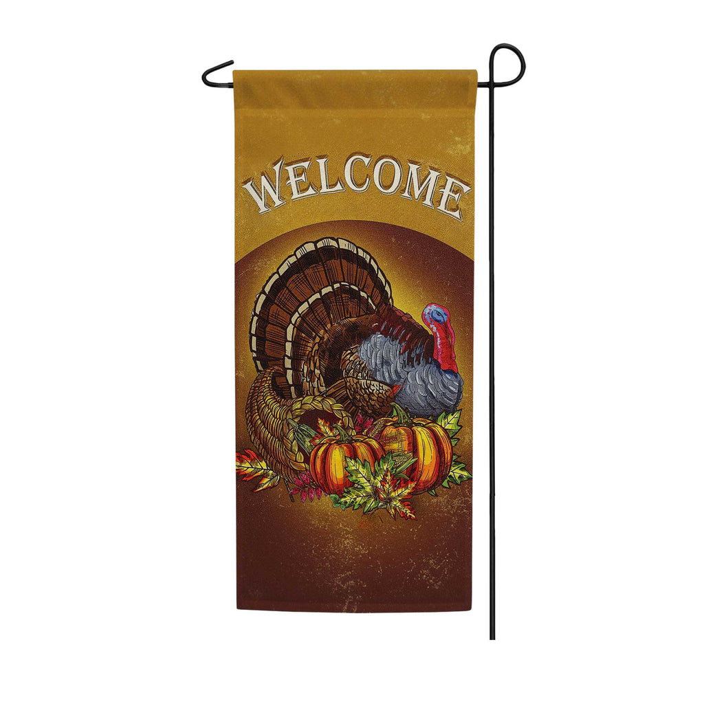 America Forever Welcome Signs Of Fall Garden Banner Flag