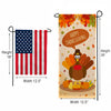 America Forever Time To Gobble Up! Garden Banner Flag