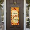 America Forever Fall For Jesus Leaf Border Garden Banner Flag