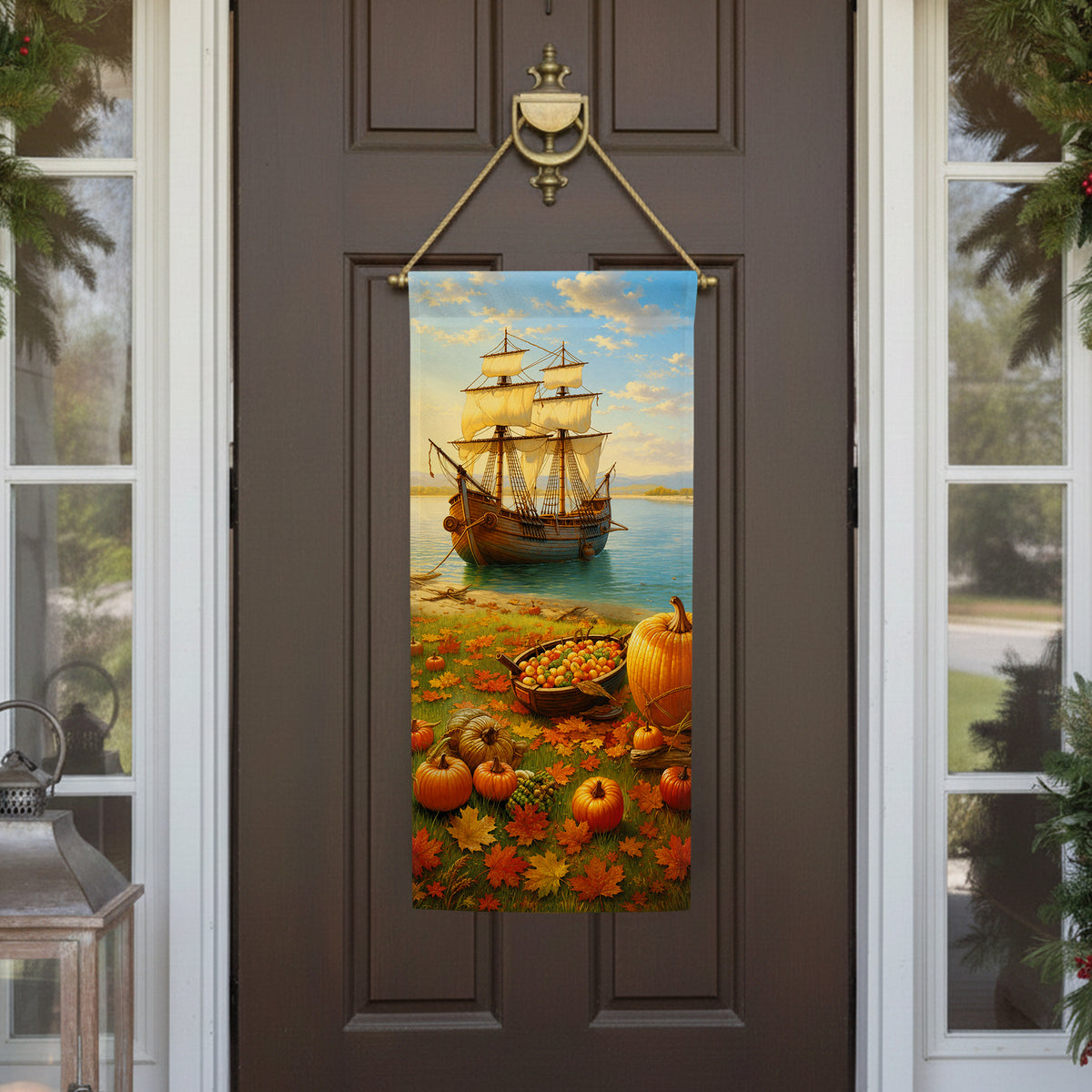 America Forever Mayflower Garden Banner Flag