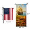 America Forever Mayflower Garden Banner Flag