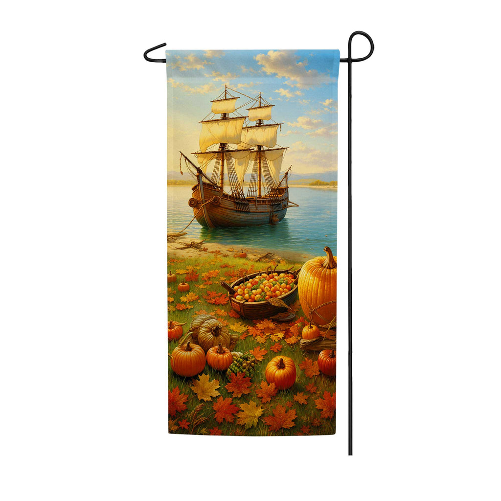 America Forever Mayflower Garden Banner Flag