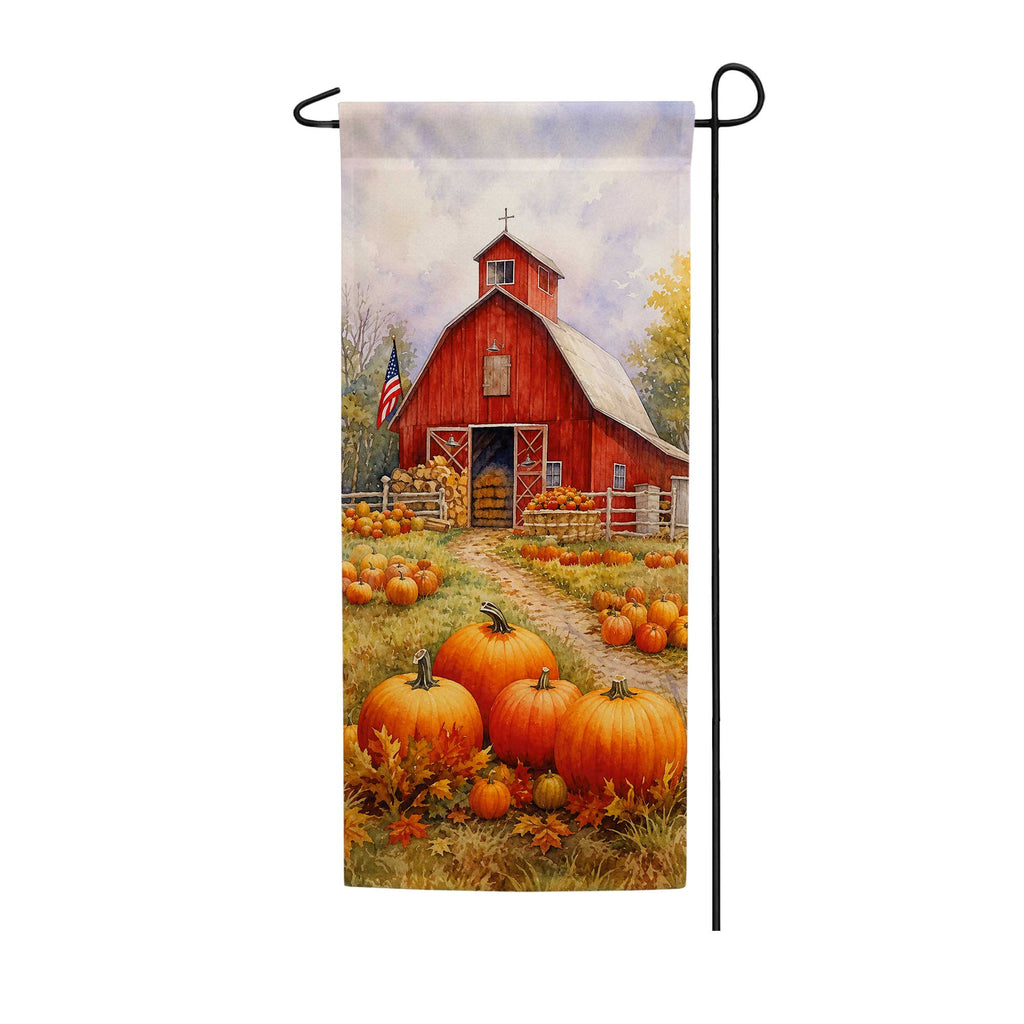 America Forever American Pumpkin Farm Garden Banner Flag