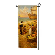 America Forever Thanksgiving Vegetable Market Garden Banner Flag