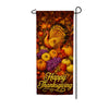 America Forever Happy Thanksgiving Turkey with Autumn Harvest Garden Banner Flag 