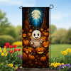 America Forever Little Happy Ghost Garden Banner Flag