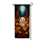 America Forever Little Happy Ghost Garden Banner Flag