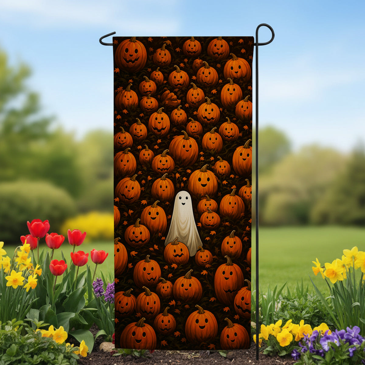 America Forever Lost Ghost Garden Banner Flag
